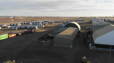 Sage Hill Facility Drone Fly Up